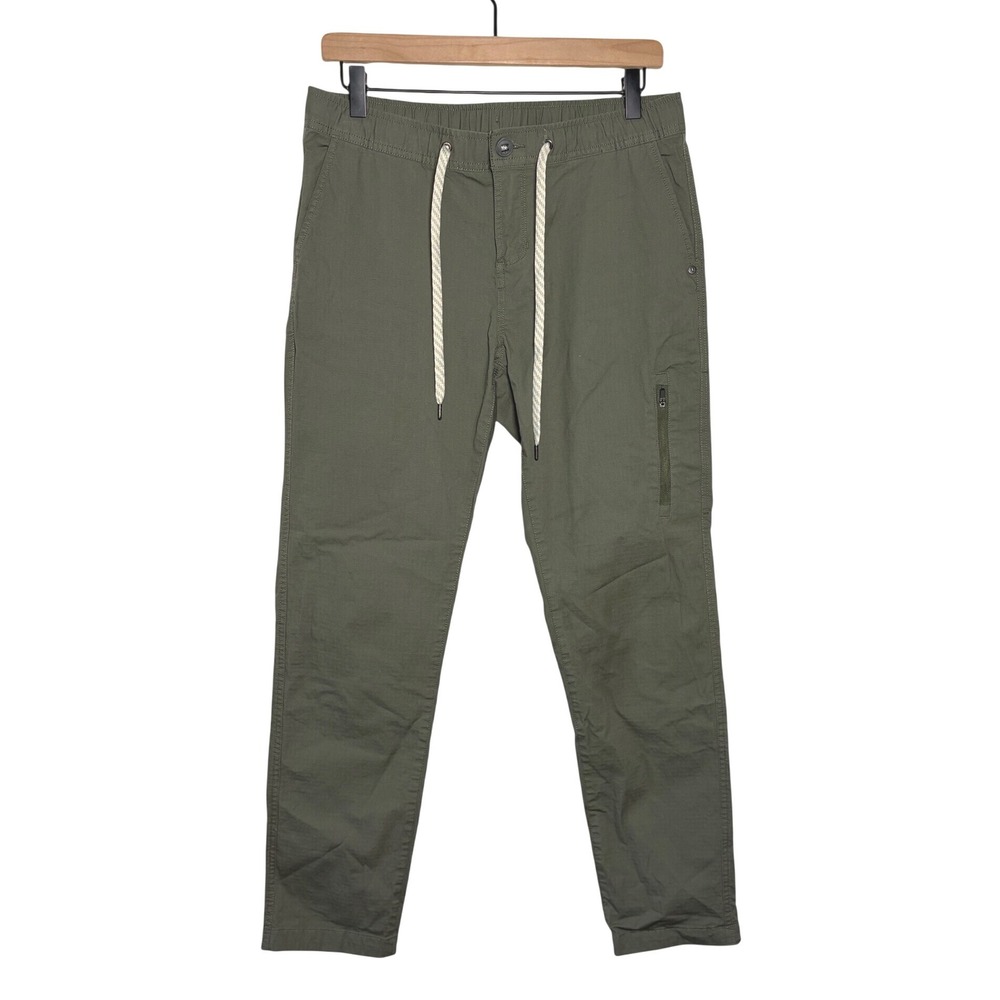 Vuori Ripstop Pant Army Green Outdoor Hiking Jogger Medium